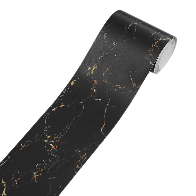 Marble Waistline DIY Decorative Stickers PVC Waterproof Self Adhesive Wallpaper for Kitchen,Bathroom,Living Room,Etc.01, Black
Marble Waistline DIY Decorative Stickers PVC Waterproof Self Adhesive Wallpaper for Kitchen,Bathroom,Living Room,Etc.01, Black