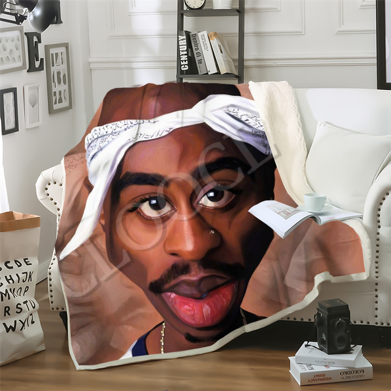 CLOOCL Rapper Amaru Shakur 2pac Tupac Blankets 3D Print Double Layer Casual Sofa Travel Teens Women Men Bedding Throw Blanket Plush Quilt
CLOOCL Rapper Amaru Shakur 2pac Tupac Blankets 3D Print Double Layer Casual Sofa Travel Teens Women Men Bedding Throw Blanket Plush Quilt