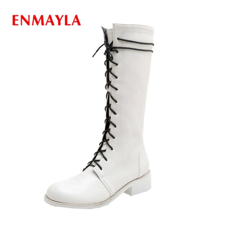 ANMAIRON 2020 PU Lace-Up Knee High Boots Round Toe Winter Women Shoes High Heel Boots Basic Short Plush Women Size 34-43, Black
ANMAIRON 2020 PU Lace-Up Knee High Boots Round Toe Winter Women Shoes High Heel Boots Basic Short Plush Women Size 34-43, Black