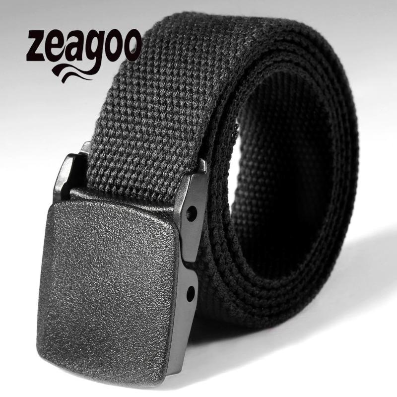 Waist Tactical Adjustable OutdoorBelt Nylon Belt Men Army Style Belt Automatic Metal Buckle, Black
Waist Tactical Adjustable OutdoorBelt Nylon Belt Men Army Style Belt Automatic Metal Buckle, Black