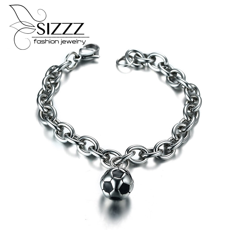 SIZZZ 8mm Wide Snake Chain Stainless Steel Bracelets With 13mm Diameter Football For Men
SIZZZ 8mm Wide Snake Chain Stainless Steel Bracelets With 13mm Diameter Football For Men