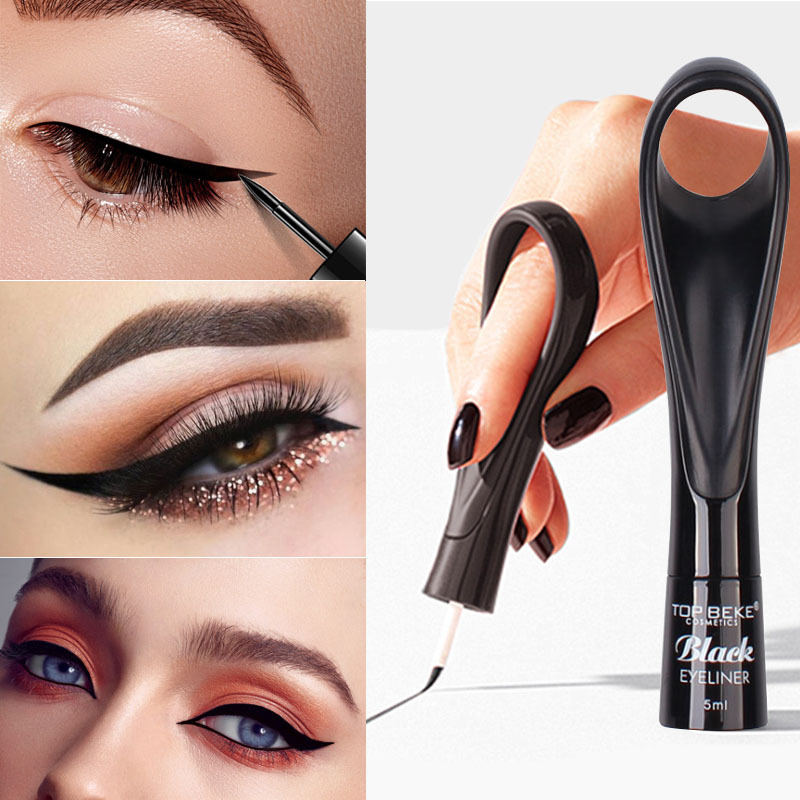Black liquid eyeliner 5ml lasting waterproof non-fading ring buckle design makeup tools 2.8*2.6*11.5cm
Black liquid eyeliner 5ml lasting waterproof non-fading ring buckle design makeup tools 2.8*2.6*11.5cm