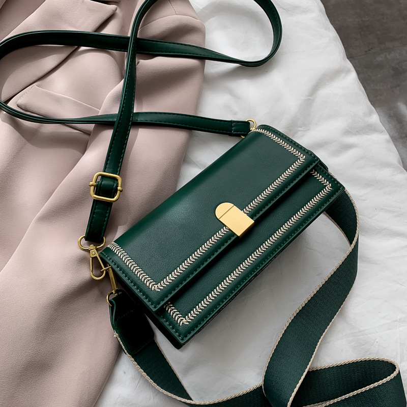 Texture Messenger Square Sling Bag 2020 Hot Sale Vintage Broadband Single-Shoulder Bag for Women, Black
Texture Messenger Square Sling Bag 2020 Hot Sale Vintage Broadband Single-Shoulder Bag for Women, Black