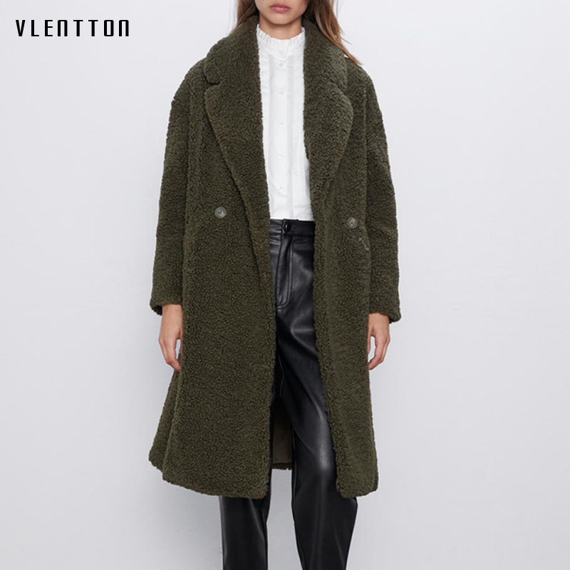 Autumn Winter New Thick Warm Faux Fur Coat Female Long Lambswool Jacket Outwear Women Casual Loose Teddy OverCoat Chaqueta Mujer, Armygreen
Autumn Winter New Thick Warm Faux Fur Coat Female Long Lambswool Jacket Outwear Women Casual Loose Teddy OverCoat Chaqueta Mujer, Armygreen