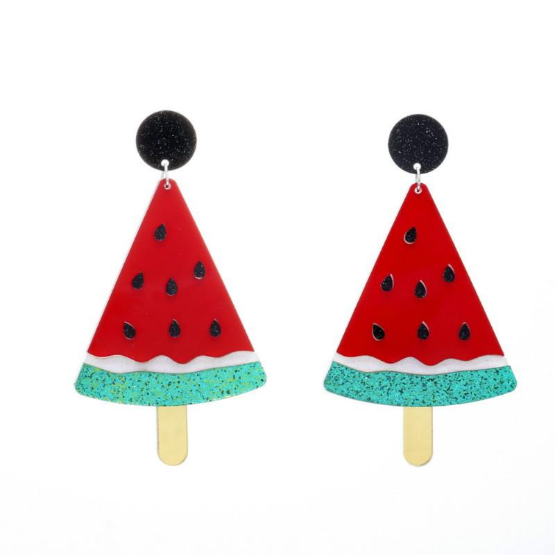 New Acrylic Summer Fruit Big Pendant Watermelon Earrings For Women Cute Romantic Long Popsicle Cream Earring Jewelry
New Acrylic Summer Fruit Big Pendant Watermelon Earrings For Women Cute Romantic Long Popsicle Cream Earring Jewelry