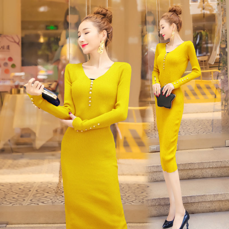 2020 New Autumn Winter Women Sexy Party Dresses Female Solid Fashion Causal Long Sleeve Korean Style Elegant V Neck Dress W416, Blue
2020 New Autumn Winter Women Sexy Party Dresses Female Solid Fashion Causal Long Sleeve Korean Style Elegant V Neck Dress W416, Blue