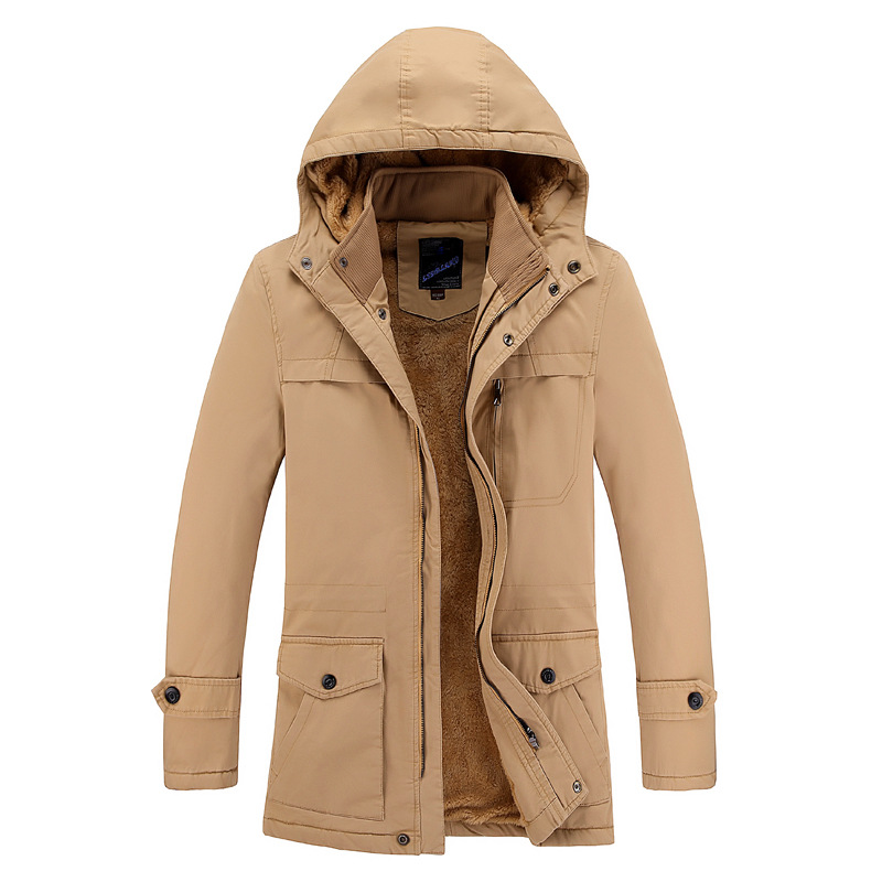 2020 men's plus size Thicken Plus velvet cashmere 100% cotton jackets with hood Breathable keep warm windproof Long section coat, Khaki
2020 men's plus size Thicken Plus velvet cashmere 100% cotton jackets with hood Breathable keep warm windproof Long section coat, Khaki