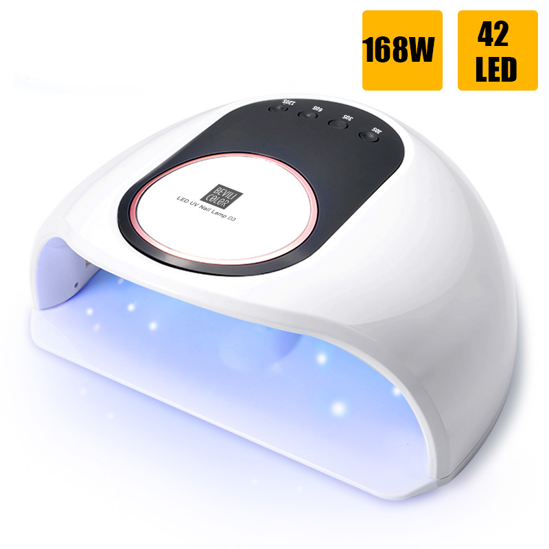 168W High Power UV Led Lamp Nail Dryer For All Types Gel Polish 42 PCS LED Lamp For Nails New Design Nail Art Manicure Tools, 168w white (eu plug)
168W High Power UV Led Lamp Nail Dryer For All Types Gel Polish 42 PCS LED Lamp For Nails New Design Nail Art Manicure Tools, 168w white (eu plug)