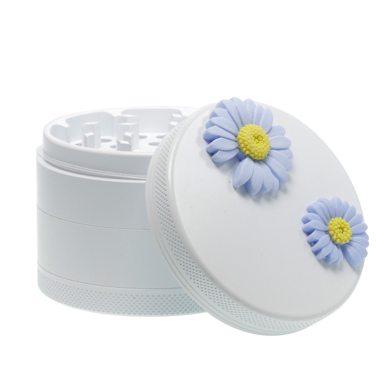 Washable Herb grinder other smoking accessories daisy design 4 Layers Herbs Crusher Smasher laluminium alloy Grinders ceramics Coating durab
Washable Herb grinder other smoking accessories daisy design 4 Layers Herbs Crusher Smasher laluminium alloy Grinders ceramics Coating durab