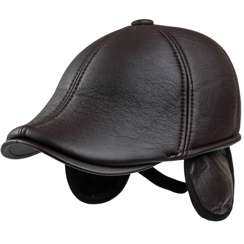 New Winter Beret Caps For Men PU Leather Solid Beret Hat British Retro Men Thicken Flat Top Cap Boina Hat, Black
New Winter Beret Caps For Men PU Leather Solid Beret Hat British Retro Men Thicken Flat Top Cap Boina Hat, Black