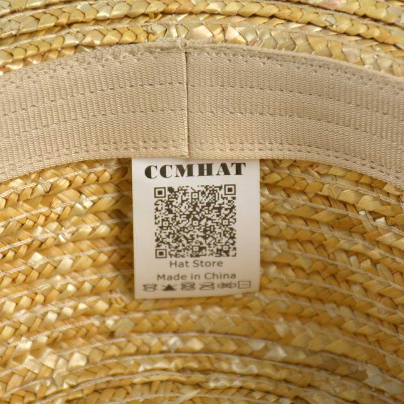 Wide Brim Hats Women Straw Hat Fashion Chapeau Paille Summer Lady Sun Boater Wheat Panama Beach Chapeu Feminino Caps