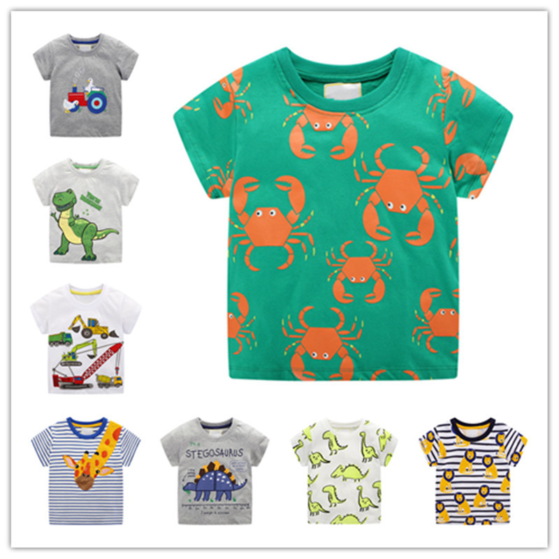 wholesale T-shirt for baby Boys Animal Print Dinosaur Boys T Shirt for kids Tops tees Cartoon Kids t-shirts Clothes 2-7 Years, As photo
wholesale T-shirt for baby Boys Animal Print Dinosaur Boys T Shirt for kids Tops tees Cartoon Kids t-shirts Clothes 2-7 Years, As photo