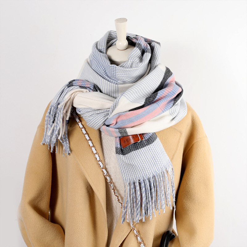 2020 Winter Scarf for Women Fashion Plaid Kroea Cashmere Scarves Neck Warm Thick Shawl Wrap Lady Bandana Female Foulard
2020 Winter Scarf for Women Fashion Plaid Kroea Cashmere Scarves Neck Warm Thick Shawl Wrap Lady Bandana Female Foulard