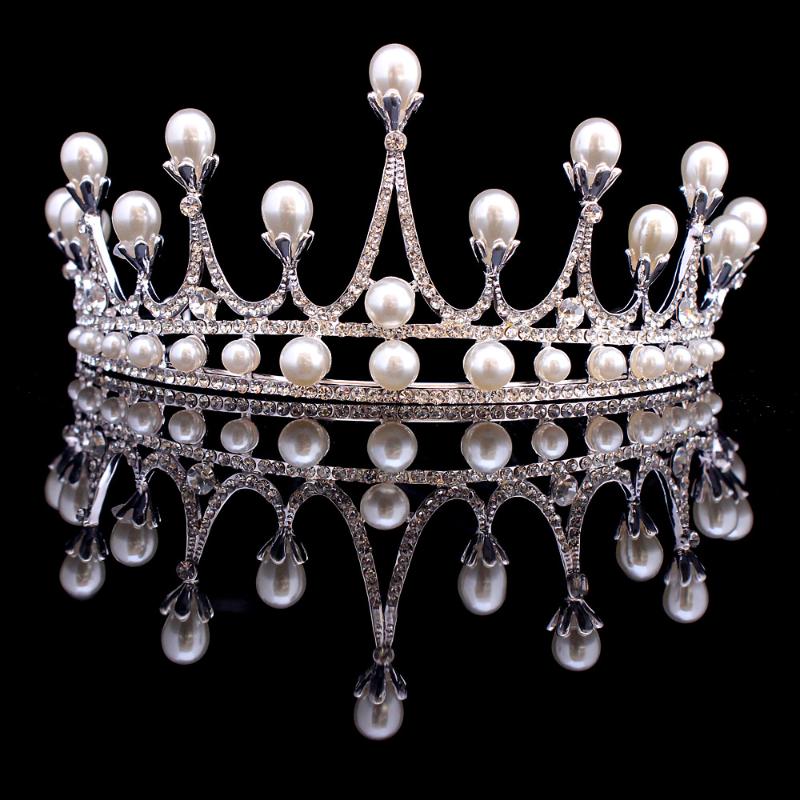 New Pearls Bridal Tiaras Crowns Crystal Rhinestone Headdress Pageant Bridal Wedding Bride Accessories Wedding Headpiece Tiara
New Pearls Bridal Tiaras Crowns Crystal Rhinestone Headdress Pageant Bridal Wedding Bride Accessories Wedding Headpiece Tiara