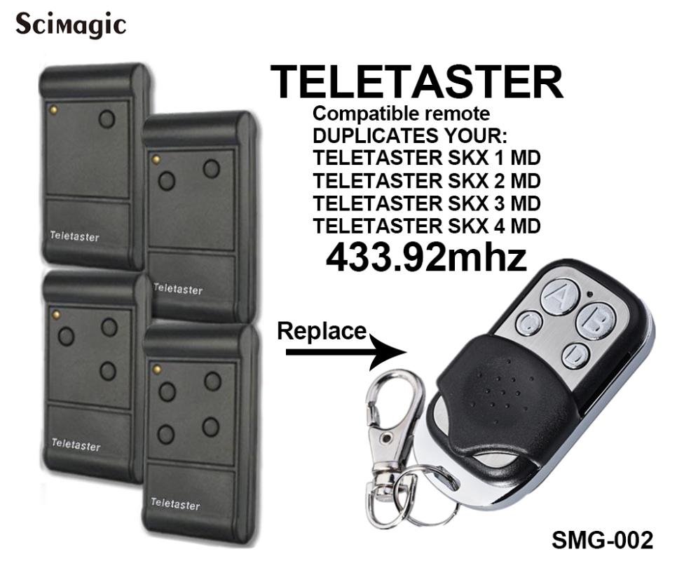Teletaster 433mhz gate remote control replacement,Teletaster remote garage/remote controller/garage command 433.92mhz fixed code
Teletaster 433mhz gate remote control replacement,Teletaster remote garage/remote controller/garage command 433.92mhz fixed code