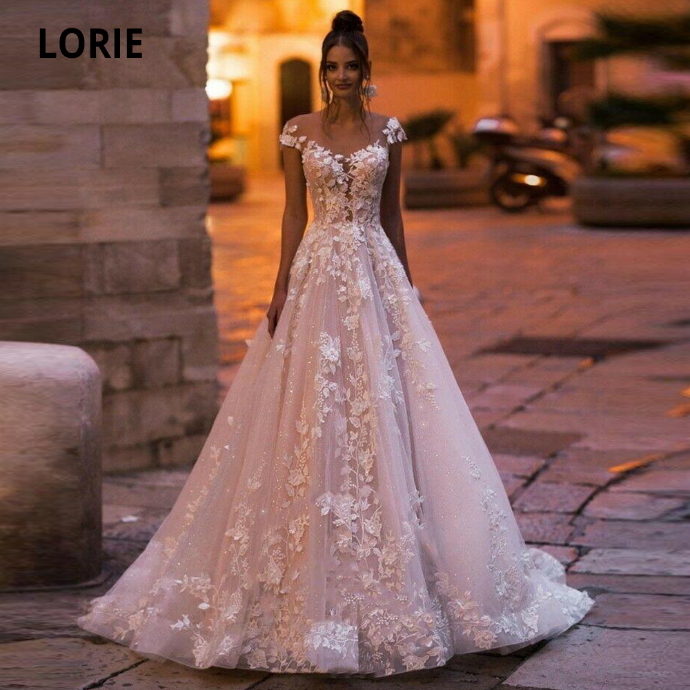 LORIE Bohemia Wedding Dresses Light Pink 2020 V-Neck 3D Flower Appliques Lace Bridal Gowns Beach Boho Wedding Dress Plus Size, Ivory
LORIE Bohemia Wedding Dresses Light Pink 2020 V-Neck 3D Flower Appliques Lace Bridal Gowns Beach Boho Wedding Dress Plus Size, Ivory