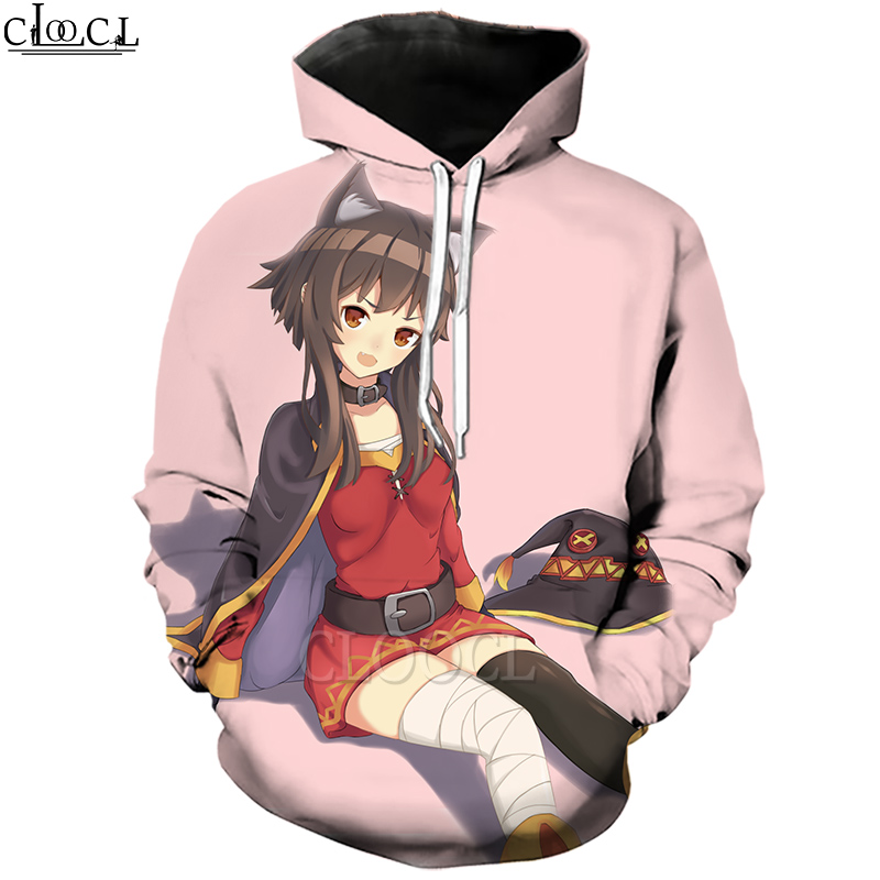 CLOOCL Anime Girl Megumin Konosuba Hoodie 3D Print Funny Hooded Coat Sweatshirt Men Women Long Sleeve Couples Pullovers -5XL, Hoodie 1
CLOOCL Anime Girl Megumin Konosuba Hoodie 3D Print Funny Hooded Coat Sweatshirt Men Women Long Sleeve Couples Pullovers -5XL, Hoodie 1