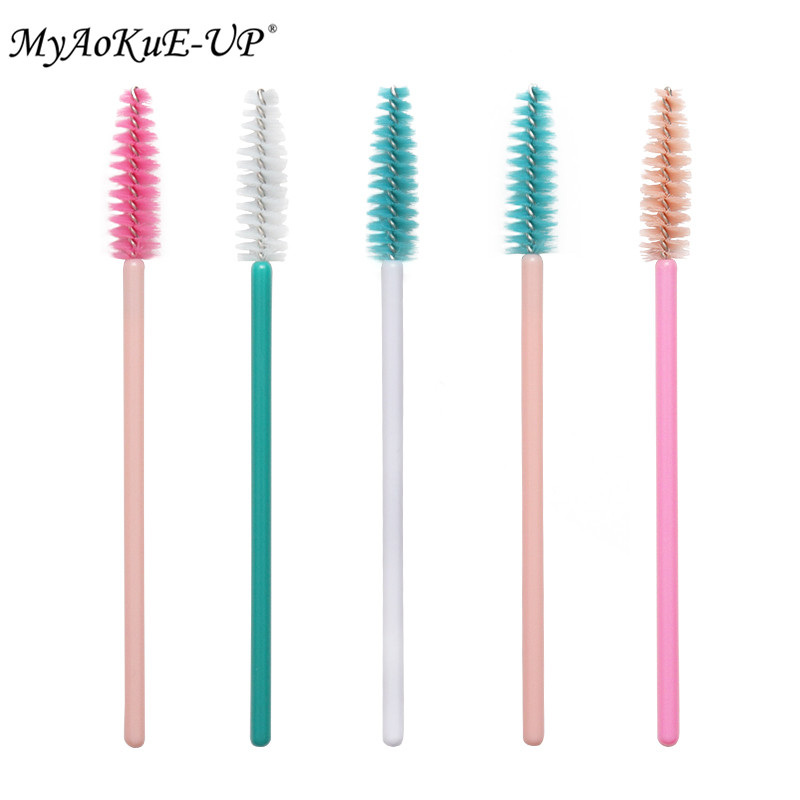 New Arrived 200pcs Pink Handle Nylon Disposable Mascara Wands Lashes Eyelash Extension Eyelashes Brush Makeup Brushes
New Arrived 200pcs Pink Handle Nylon Disposable Mascara Wands Lashes Eyelash Extension Eyelashes Brush Makeup Brushes