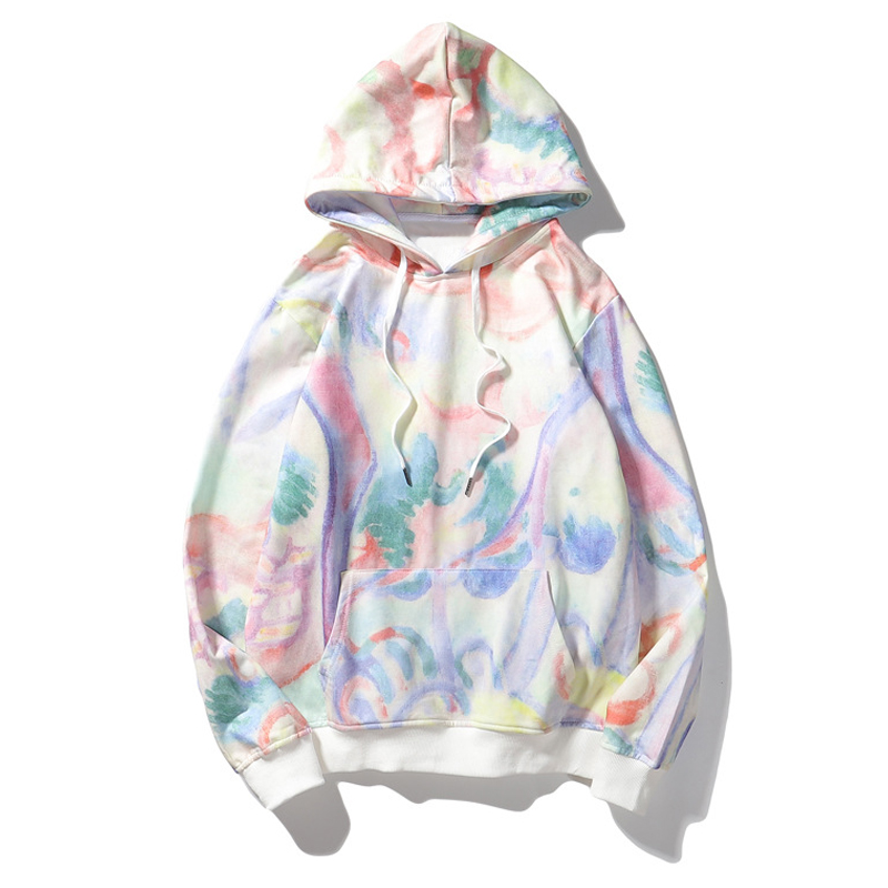 Autumn Oversized Warm Hooded Gradient Tie Dye Sweatshirt Women/Men Streetwear Hip Hop Punk Hoodies Pullover Pocket Top Harajuku, White
Autumn Oversized Warm Hooded Gradient Tie Dye Sweatshirt Women/Men Streetwear Hip Hop Punk Hoodies Pullover Pocket Top Harajuku, White