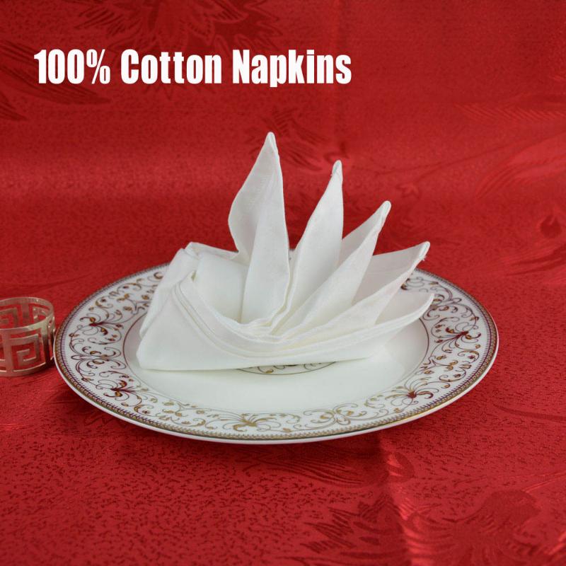 100pcs/lot Hotel Banquet Decoration White 19" Square Table Napkin Restaurant 100% Cotton Folding Cloth Wedding Party Table Decor
100pcs/lot Hotel Banquet Decoration White 19" Square Table Napkin Restaurant 100% Cotton Folding Cloth Wedding Party Table Decor