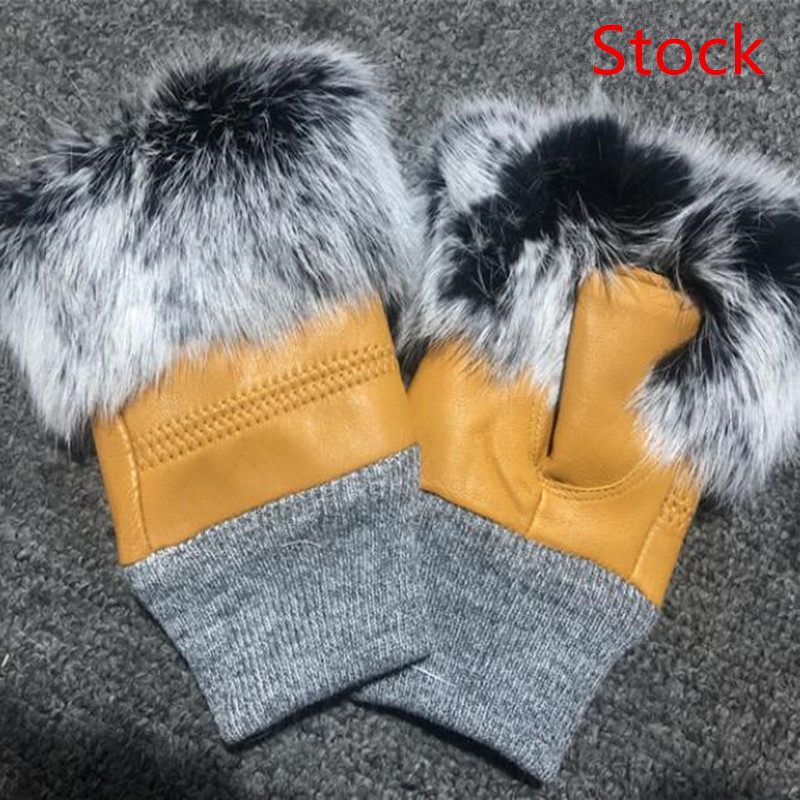 Fingerless Winter Women Gloves Leather Fur Female Car Driving Lady's Warm Sheepskin Gloves
Fingerless Winter Women Gloves Leather Fur Female Car Driving Lady's Warm Sheepskin Gloves