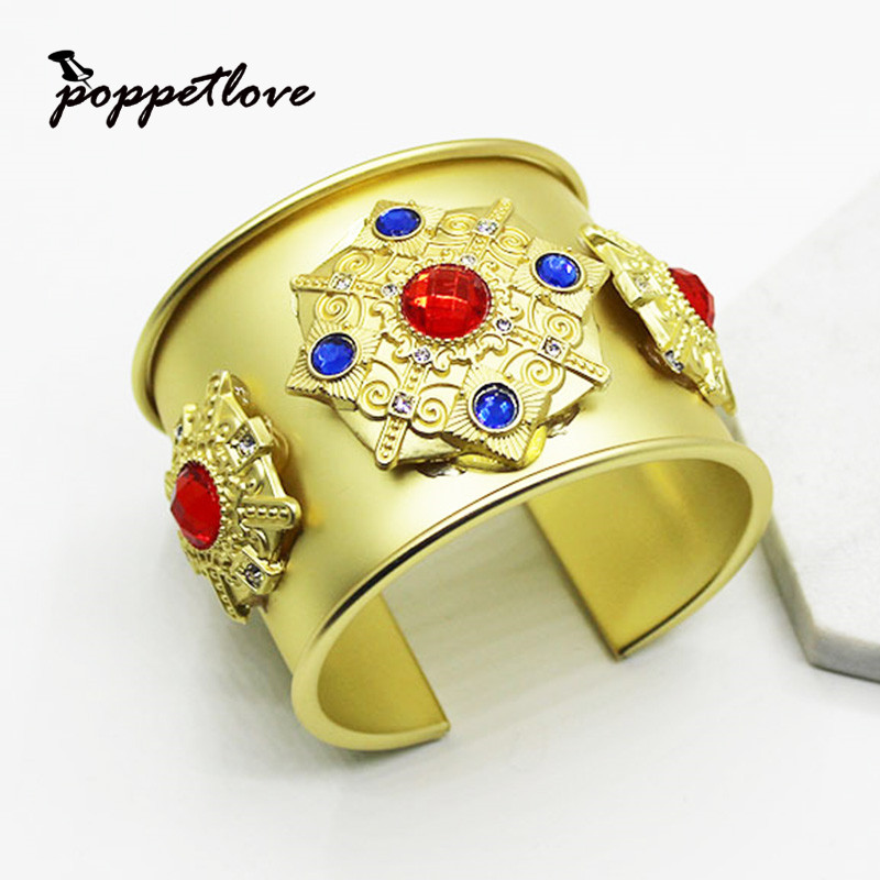 Vintage Gold Cuff Bracelets for Women Full Fed Crystal Rhinestone Open Wide Cuff Bracelets Bangles wedding Jewelry
Vintage Gold Cuff Bracelets for Women Full Fed Crystal Rhinestone Open Wide Cuff Bracelets Bangles wedding Jewelry