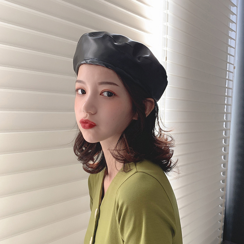 Retro PU Leather Beret Hat Women Fashion French Artist Berets Cap Casual New Stylish Beanie Beret Female Solid Color Warmer Hats, Navy blue
Retro PU Leather Beret Hat Women Fashion French Artist Berets Cap Casual New Stylish Beanie Beret Female Solid Color Warmer Hats, Navy blue