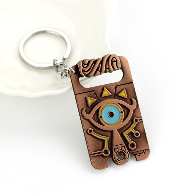 Legend of Zelda Keychain Sheikah Slate Pendant Handmade Keyring Breath of the Wild Game Jewelry key Holder llavero zelda COSPLAY1
Legend of Zelda Keychain Sheikah Slate Pendant Handmade Keyring Breath of the Wild Game Jewelry key Holder llavero zelda COSPLAY1