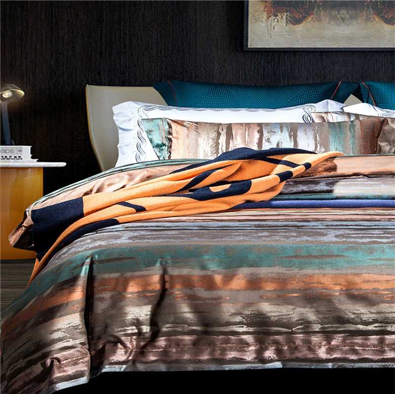 Quality 100S Egyptian cotton Colorful Stripe Bedding set Queen King Royal Duvet cover Bed sheet set Pillowcase 4/6pcs, Color 4
Quality 100S Egyptian cotton Colorful Stripe Bedding set Queen King Royal Duvet cover Bed sheet set Pillowcase 4/6pcs, Color 4