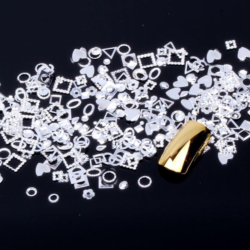 Gold/Silver Randomly Mixed Shape 200pcs Metal Nail Art Decoration Nails Metallic Studs Sticker Alloy Manicure Fashion Tools
Gold/Silver Randomly Mixed Shape 200pcs Metal Nail Art Decoration Nails Metallic Studs Sticker Alloy Manicure Fashion Tools