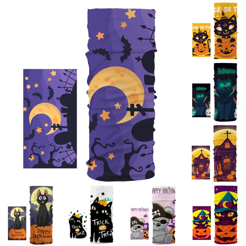 Cute Bat Cat Halloween Pattern Head/Face/Mask Neck Bandana Scarf Dual-use Magic Tube HeadScarf Cycling Sport Headwear Turban
Cute Bat Cat Halloween Pattern Head/Face/Mask Neck Bandana Scarf Dual-use Magic Tube HeadScarf Cycling Sport Headwear Turban