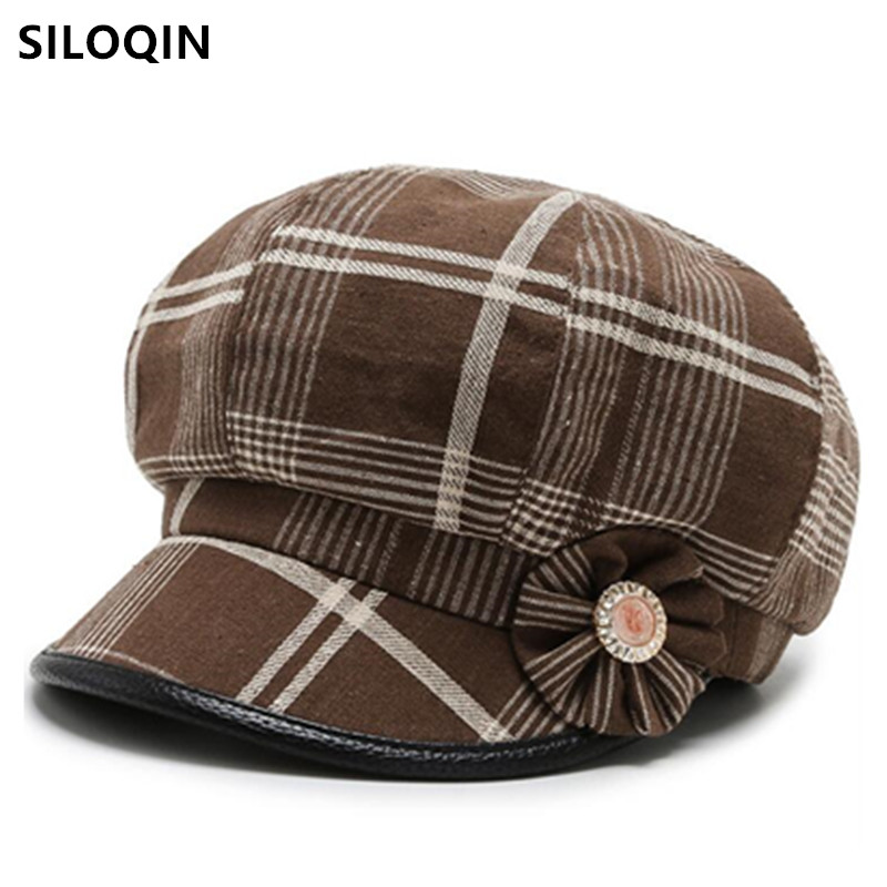 SILOQIN new women's hat autumn warm berets chapeau retro female elegant brands hat cotton caps for women snapback cap casquette, Color-2
SILOQIN new women's hat autumn warm berets chapeau retro female elegant brands hat cotton caps for women snapback cap casquette, Color-2