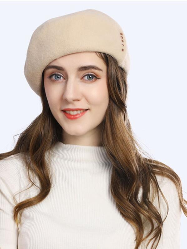 Winter Caps Warm Solid Beret Women Wool Beret Femme Caps Women Outdoor Beautiful Homme, Black
Winter Caps Warm Solid Beret Women Wool Beret Femme Caps Women Outdoor Beautiful Homme, Black