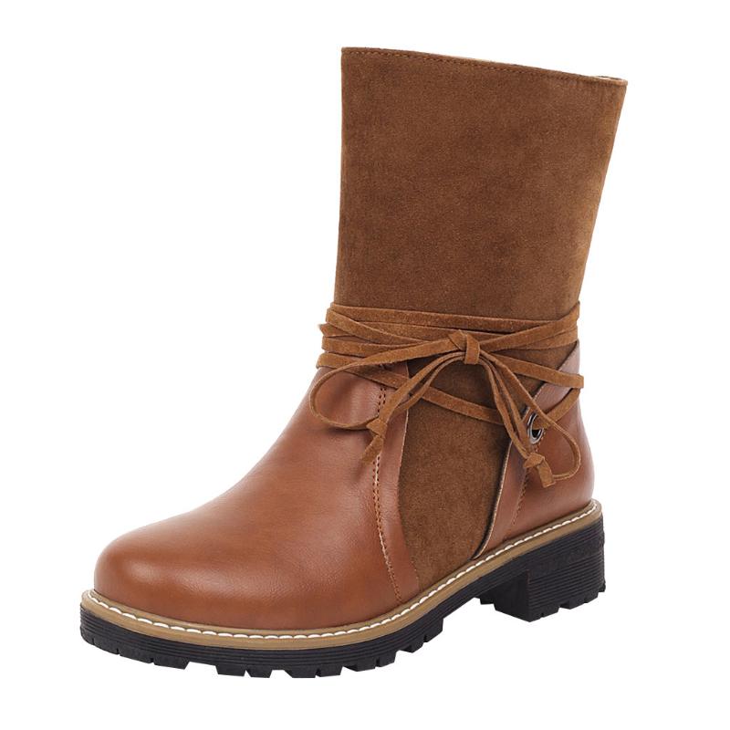 Winter Motorcycle Boots for Women's British Vintage leather Plus Size Lace-up Snow Boots Plus size 43 Gothic Punk style shoes, Beige
Winter Motorcycle Boots for Women's British Vintage leather Plus Size Lace-up Snow Boots Plus size 43 Gothic Punk style shoes, Beige