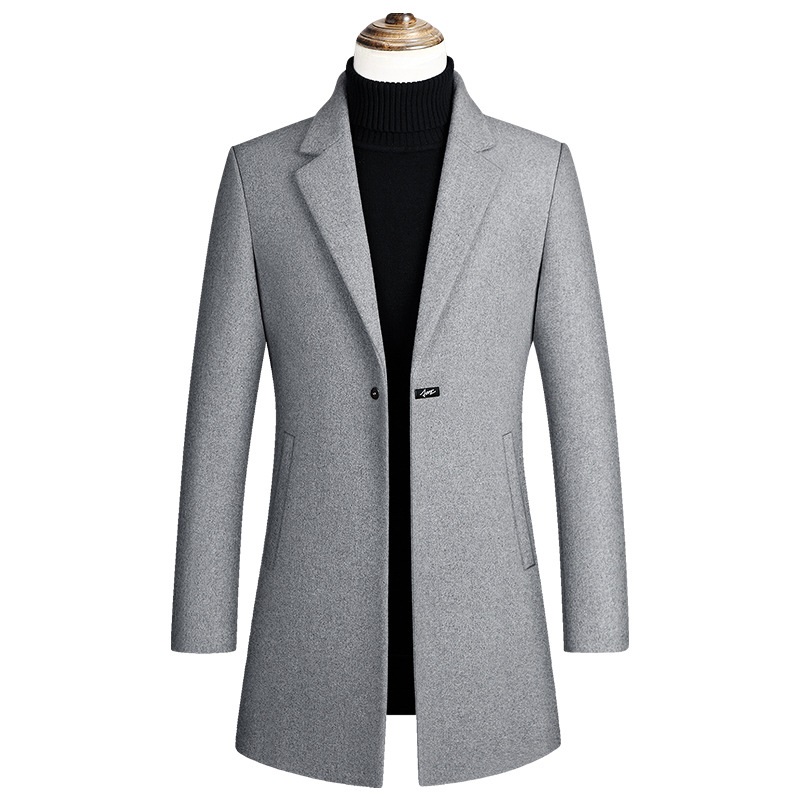 KUYOMENS -4XL New Men Wool Blends Suits Design Wool Coat Casual Autumn Winter Thick Warm Trench Coat Windbreaker Jackets, Black
KUYOMENS -4XL New Men Wool Blends Suits Design Wool Coat Casual Autumn Winter Thick Warm Trench Coat Windbreaker Jackets, Black