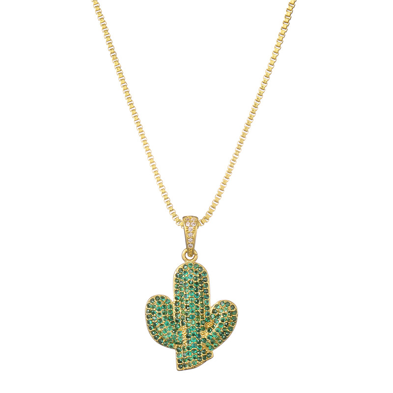 Hip Hop Punk Style Jewelry Gold Box Chain Necklace + CZ Cactus Pendant Necklace For Women Men Christmas Gift Dropship
Hip Hop Punk Style Jewelry Gold Box Chain Necklace + CZ Cactus Pendant Necklace For Women Men Christmas Gift Dropship