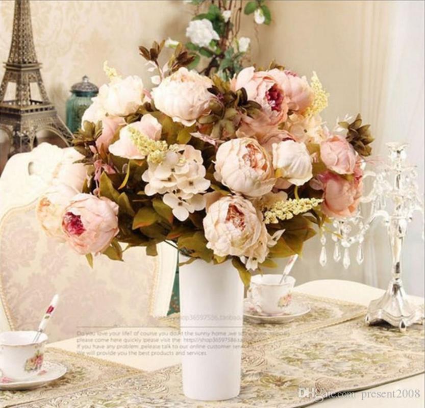 1Bunch European Artificial Peony Decorative Party Silk fake Flowers Peonies For Home Hotel decor DIY Wedding Decoration wreath, Color 5
1Bunch European Artificial Peony Decorative Party Silk fake Flowers Peonies For Home Hotel decor DIY Wedding Decoration wreath, Color 5