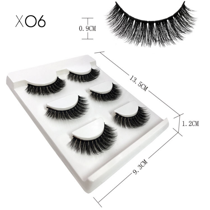 3 Pairs/box Beauty Makeup Handmade Cross False Eyelashes Thick Voluminous Messy Fake Eye Lashes Extension Tools Eye Cosmetic
3 Pairs/box Beauty Makeup Handmade Cross False Eyelashes Thick Voluminous Messy Fake Eye Lashes Extension Tools Eye Cosmetic