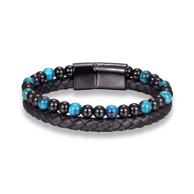 HI MAN New Design 6mm Tiger Eye Multilayer Leather Bracelet Men Natural Stone Magnetic Wristband Charm Jewelry Bangle Wholesale
HI MAN New Design 6mm Tiger Eye Multilayer Leather Bracelet Men Natural Stone Magnetic Wristband Charm Jewelry Bangle Wholesale