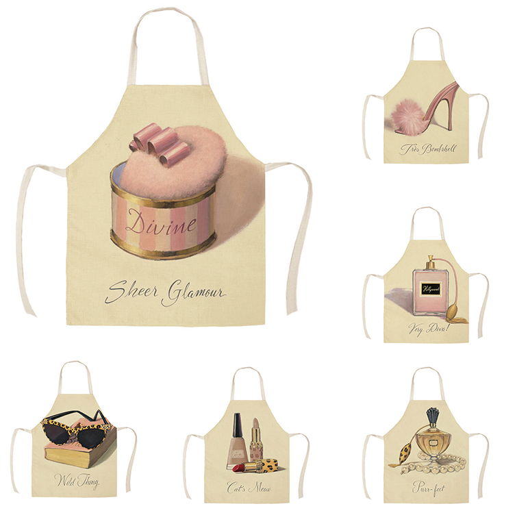1Pcs Kitchen Apron Perfume Glasses Decorative Printed Sleeveless Cotton Linen Aprons Men Women Home Cleaning Tools 55*68cm WQ273
1Pcs Kitchen Apron Perfume Glasses Decorative Printed Sleeveless Cotton Linen Aprons Men Women Home Cleaning Tools 55*68cm WQ273