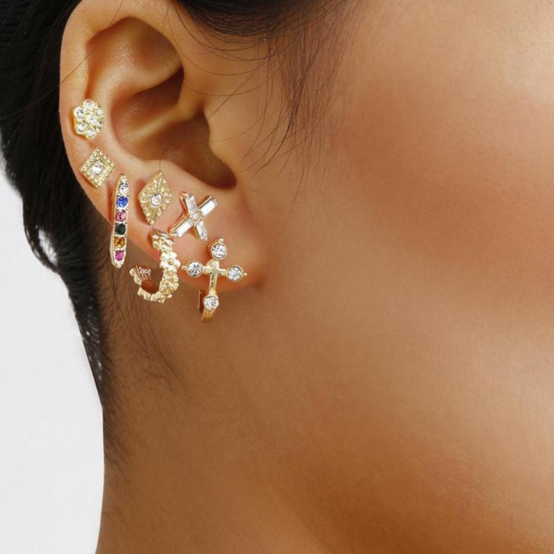 Byzantium Vintage Elegant Female Tiny Earrings Set Micro Inlay Crystal Drop Earrings Jewelry Party Wedding Ears Accessories Gift
Byzantium Vintage Elegant Female Tiny Earrings Set Micro Inlay Crystal Drop Earrings Jewelry Party Wedding Ears Accessories Gift