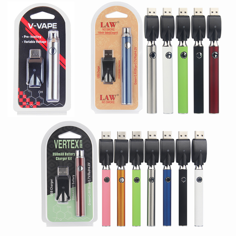 LAW Vertex Preheat Battery Kits Preheating 350 650 1100mAh VV Variable Voltage pre heat mini USB charger CO2 Thick Oil Cartridges Vaporizer
LAW Vertex Preheat Battery Kits Preheating 350 650 1100mAh VV Variable Voltage pre heat mini USB charger CO2 Thick Oil Cartridges Vaporizer