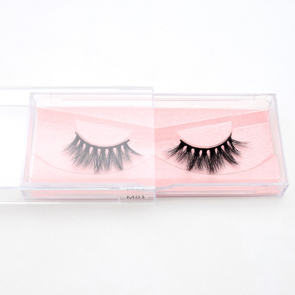 100% Handmade Full Volume Stunning Mink Eyelashes 3D Natural Long Mink Lashes Full Strip Lashes Maquillage Makeup