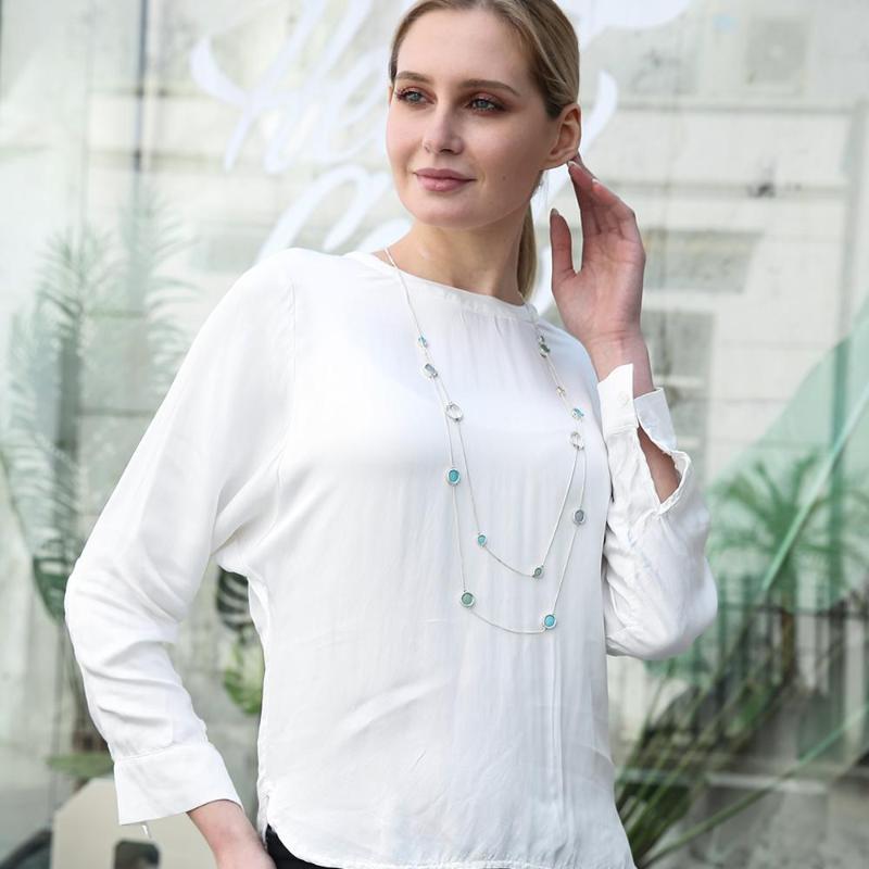 2020 Long Enamel Geometric Sweater Necklaces for Women Mothers Day Girls Mothers Day Gifts Double Layers Snake Chain Necklace
2020 Long Enamel Geometric Sweater Necklaces for Women Mothers Day Girls Mothers Day Gifts Double Layers Snake Chain Necklace