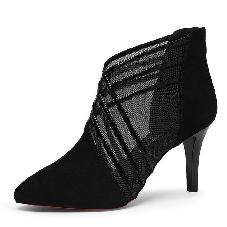 Fashion Mesh Lace Crossed Stripe Women Ladies Casual Pointed Toe High Stilettos Heels Pumps Feminine Mujer Sandals Shoes rty6, Black
Fashion Mesh Lace Crossed Stripe Women Ladies Casual Pointed Toe High Stilettos Heels Pumps Feminine Mujer Sandals Shoes rty6, Black