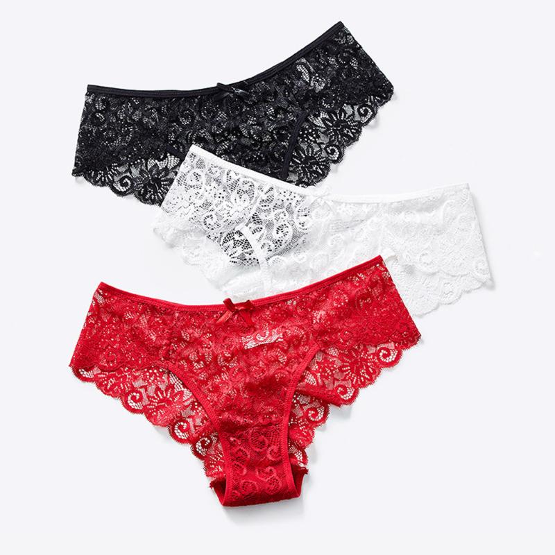 Women Pantie Underpants Underwear Sexy Lace knicker Sexy Comfortable Ventilation Seamless Briefs Nylon bielizna intimo donna, White 
Women Pantie Underpants Underwear Sexy Lace knicker Sexy Comfortable Ventilation Seamless Briefs Nylon bielizna intimo donna, White