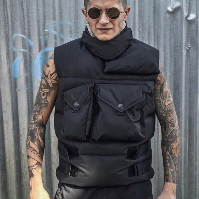 new g0598 mens vest jacket sleeveless vests mens and womens hidden reflective laser winter fashion casual down coats, Black
new g0598 mens vest jacket sleeveless vests mens and womens hidden reflective laser winter fashion casual down coats, Black