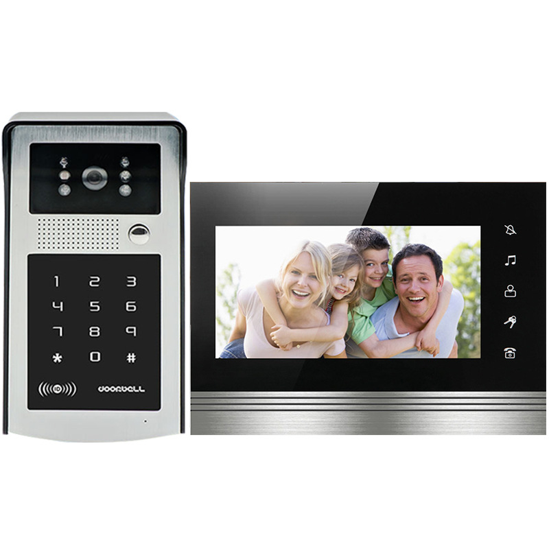 7 inch home video intercom doorbell wired villa building system HD smart access control
7 inch home video intercom doorbell wired villa building system HD smart access control