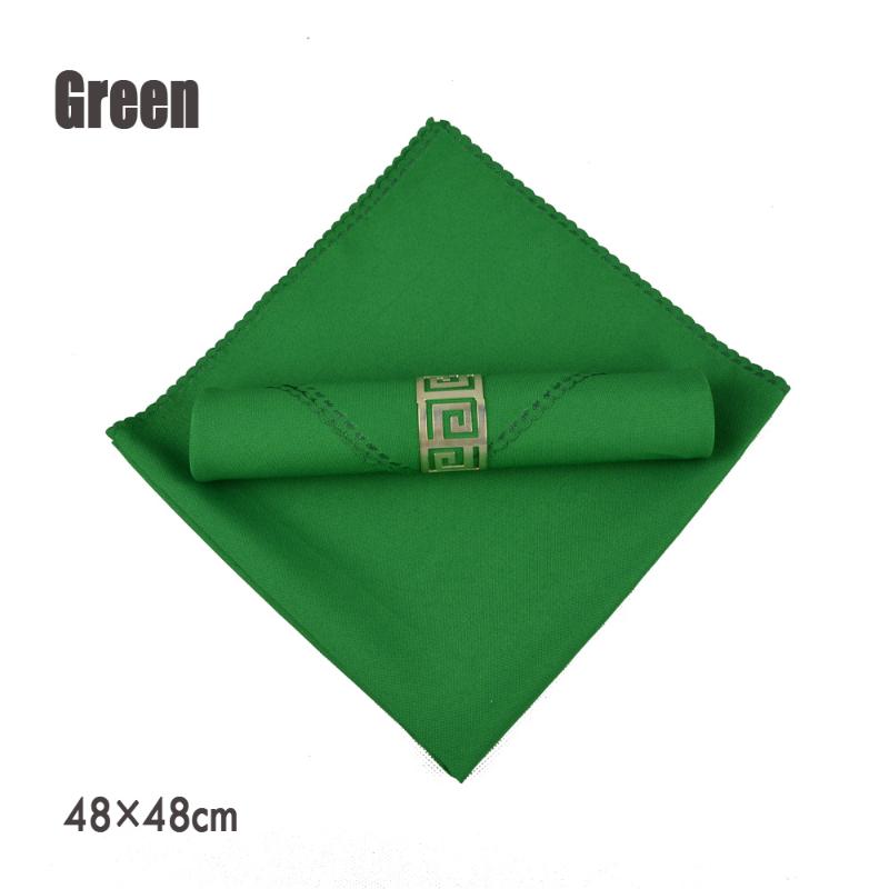 New Arrival 10pcs Red/Green 19" Square Hotel Table Napkin For Christmas Decoration Western Restaurant Polyester Folding Cloth
New Arrival 10pcs Red/Green 19" Square Hotel Table Napkin For Christmas Decoration Western Restaurant Polyester Folding Cloth