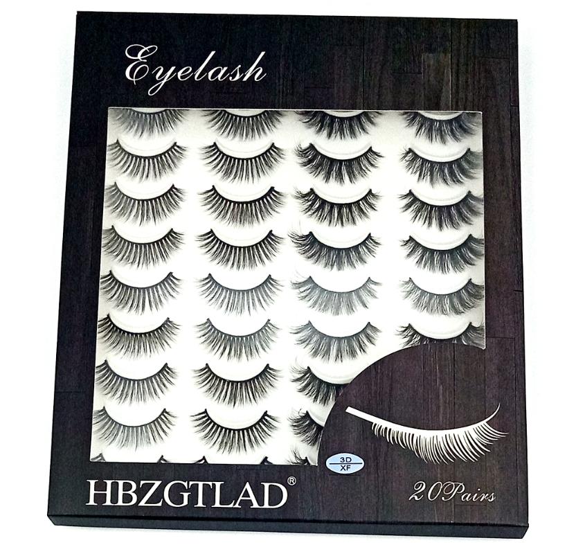 20 Pairs new-pack 3D Soft Mink Hair False Eyelashes Handmade Wispy Fluffy Long Lashes Makeup Tools Faux Eye Lashes
20 Pairs new-pack 3D Soft Mink Hair False Eyelashes Handmade Wispy Fluffy Long Lashes Makeup Tools Faux Eye Lashes